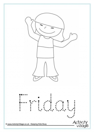 Friday Word Tracing