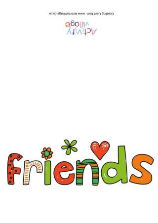 Friends Card