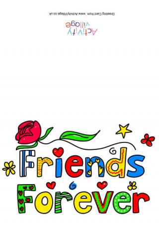 Friends Forever Card