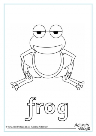 Frog Finger Tracing