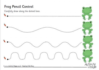 Frog Pencil Control