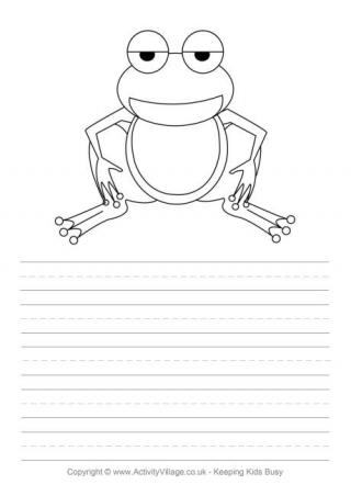 frog story paper