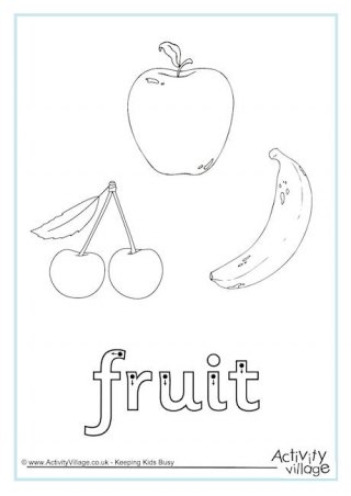 Fruit Finger Tracing