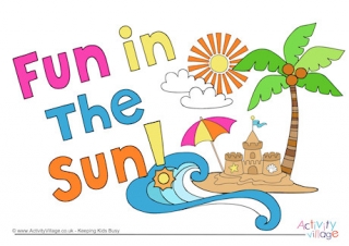 Fun In The Sun Sign