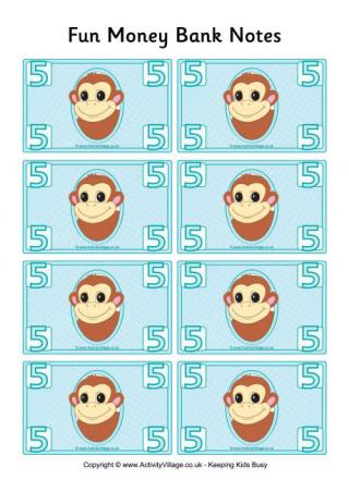 free printable play money