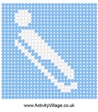 Luge Fuse Bead Pattern