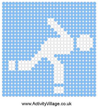 Speed Skating Fuse Bead Pattern