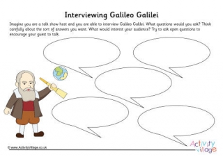 Galileo Galilei Interview Worksheet