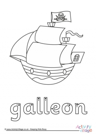 Galleon Finger Tracing