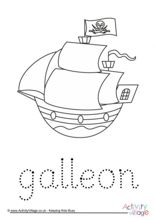 Galleon Word Tracing
