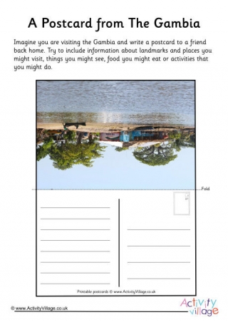 Gambia Postcard 1