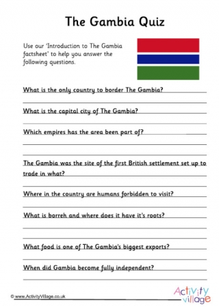 Gambia Quiz