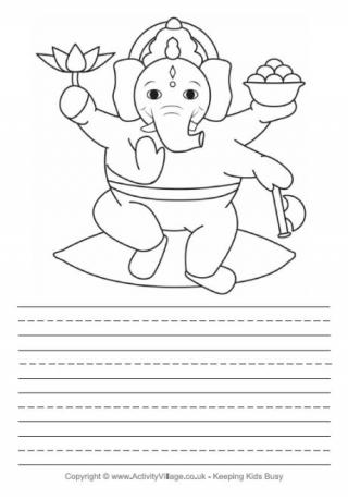 Ganesha Story Paper