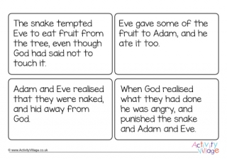 Garden of Eden Caption Cards