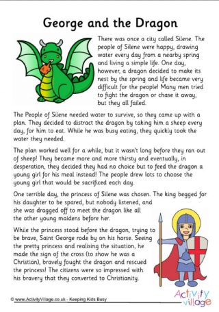 George and the Dragon Story