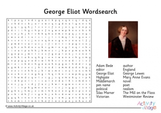 George Eliot Word Search