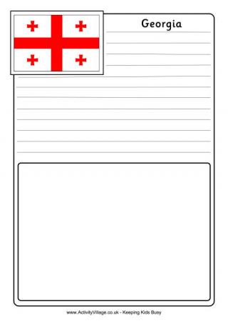 Georgia Notebooking Page