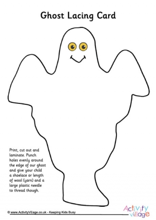Ghost Lacing Card