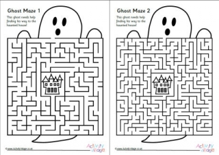 Ghost Mazes pack of 3