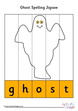 Ghost Spelling Jigsaw