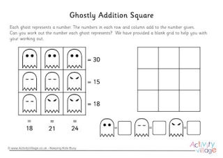 Ghost Worksheets