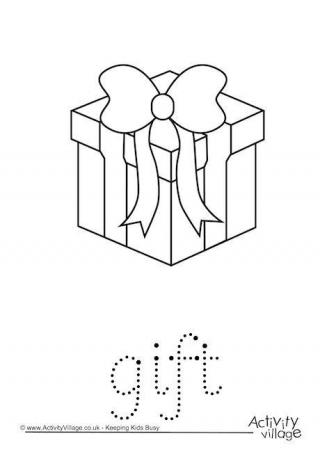 Gift Word Tracing