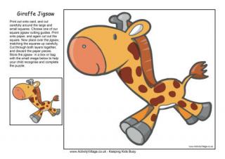 Giraffe Jigsaw