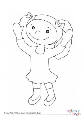 Girl Colouring Page 14