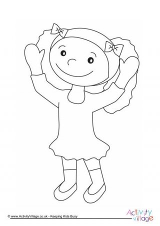 Girl Colouring Page 14