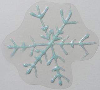 Glitter Glue Snowflake