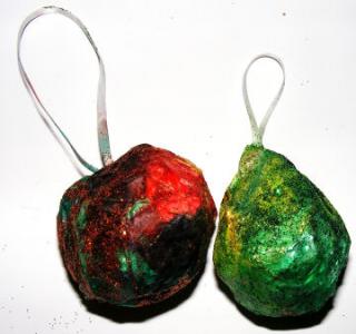 Glittery Fruits Craft