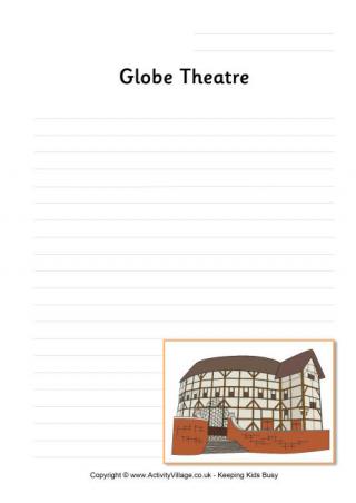Globe Theatre Writing Page