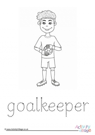 Goalkeeper Word Tracing