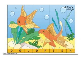 Goldfish Spelling Jigsaw