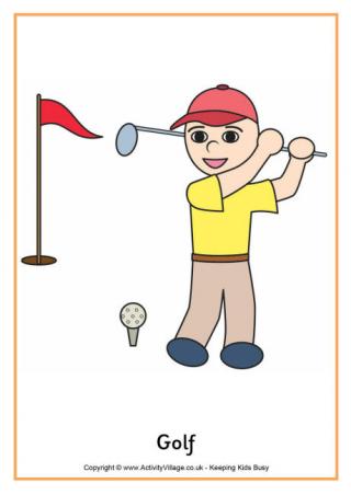 Golf Poster