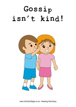 Gossip Isn't Kind Poster 