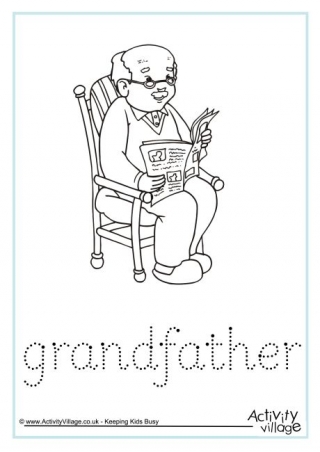 Grandfather Word Tracing