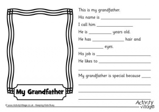 Grandfather Worksheet 1