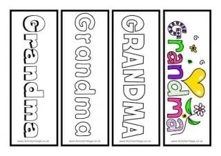 Grandma Bookmarks