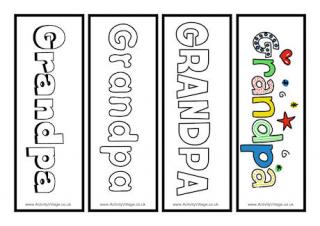 Grandpa Bookmarks