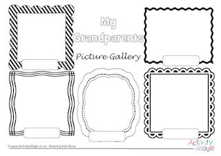 Grandparents' Day Picture Gallery Printables