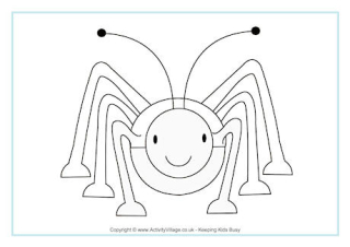 Grasshopper Colouring Page