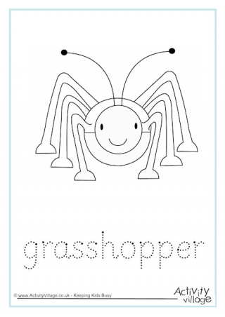Grasshopper Word Tracing