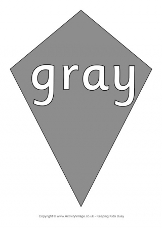 Gray Kite Poster