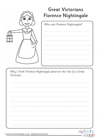 Great Victorians Florence Nightingale Worksheet