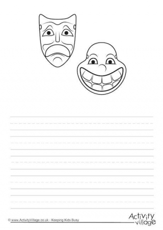 Greek Masks Story Paper