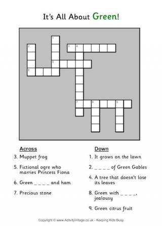 Green Crossword
