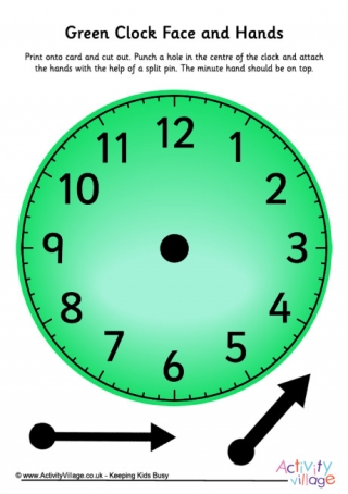 Green Learning Clock