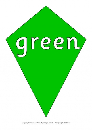 Green Kite Poster