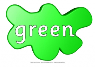 Green Poster Splats